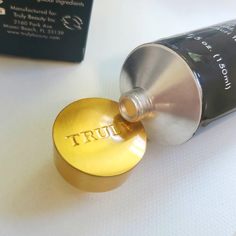 NIB TRULY 24k Gold Black soap 2 in 1 Luxury Butter Impurity Cleanser 5 oz